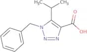 1-Benzyl-5-(propan-2-yl)-1H-1,2,3-triazole-4-carboxylic acid