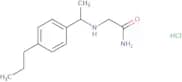 2-{[1-(4-Propylphenyl)ethyl]amino}acetamide hydrochloride