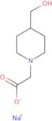 Sodium 2-[4-(hydroxymethyl)piperidin-1-yl]acetate