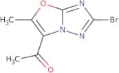 1-{2-Bromo-5-methyl-[1,2,4]triazolo[3,2-b][1,3]oxazol-6-yl}ethan-1-one
