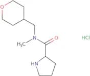 N-Methyl-N-(tetrahydro-2H-pyran-4-ylmethyl)-2-pyrrolidinecarboxamide hydrochloride