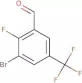 3-Bromo-2-fluoro-5-(trifluoromethyl)benzaldehyde