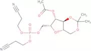 4-O-Acetyl-2,5-anhydro-1,3-O-isopropylidene-6-[bis(2-cyanoethyl)phosphoryl]-D-glucitol