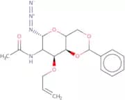 2-Acetamido-3-O-allyl-4,6-O-benzylidene-2-deoxy-b-D-glucopyranosyl azide