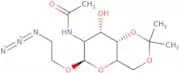 2-Azidoethyl 2-acetamido-2-deoxy-4,6-O-isopropylidene-b-D-glucopyranoside