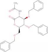 2-Acetamido-3,4,6-tri-O-benzyl-2-deoxy-D-glucono-1,5-lactone