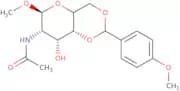 N-Acetyl-4,6-(p-methoxybenzylidene)-2-deoxy-1-O-methyl-α-D-galactosamine