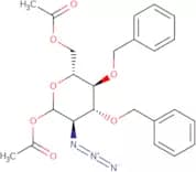 2-Azido-1,6-di-O-acetyl-3,4-di-O-benzyl-D-glucopyranoside