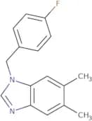 1-(4-Fluorobenzyl)-5,6-dimethyl-1H-benzimidazole
