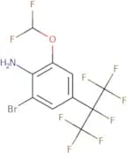 2-Bromo-6-(difluoromethoxy)-4-(heptafluoropropan-2-yl)aniline