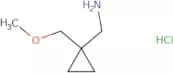 1-[1-(Methoxymethyl)cyclopropyl]methanamine hydrochloride