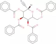 2-Bromo-2-deoxy-3,4,5,7-tetra-O-benzoyl-a-D-gluco-heptulopyranosononitrile