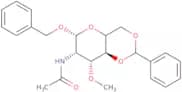 Benzyl 2-acetamido-4,6-O-benzylidene-2-deoxy-3-O-methyl-a-D-glucopyranoside