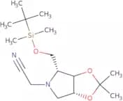 5-O-tert-Butyldimethylsilyl-N-cyanomethyl-1,4-dideoxy-1,4-imino-2,3-O-isopropylidene-D-ribitol