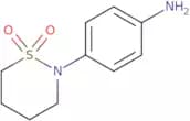 4-​(Tetrahydro-​1,​1-​dioxido-​2H-​1,​2-​thiazin-​2-​yl)​-benzenamine