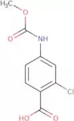 2-Chloro-4-[(methoxycarbonyl)amino]benzoic acid