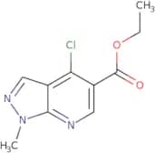 Ethyl 4-chloro-1-methyl-1H-pyrazolo[3,4-b]pyridine-5-carboxylate