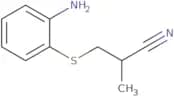 3-[(2-Aminophenyl)sulfanyl]-2-methylpropanenitrile