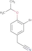 2-[3-Bromo-4-(propan-2-yloxy)phenyl]acetonitrile