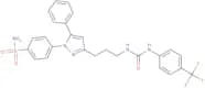4-[5-Phenyl-3-[3-[N′-(4-trifluoromethylphenyl)ureido]propyl]pyrazol-1-yl]benzenesulfonamide