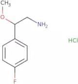 2-(4-Fluorophenyl)-2-methoxyethan-1-amine hydrochloride