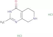 Pyrido[3,4-d]pyrimidin-4(3H)-one, 5,6,7,8-tetrahydro-2-methyl-, 2HCl
