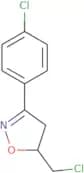 5-(Chloromethyl)-3-(4-chlorophenyl)-4,5-dihydro-1,2-oxazole