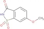 6-Methoxybenzo[D]isothiazol-3(2H)-one 1,1-dioxide