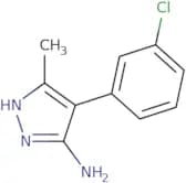 4-(3-Chlorophenyl)-3-methyl-1H-pyrazol-5-amine hydrobromide