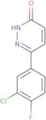 6-(3-Chloro-4-fluorophenyl)-2,3-dihydropyridazin-3-one