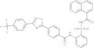 N-[2-[[4-[4-[4-(Trifluoromethyl)phenyl]-1,3-thiazol-2-yl]benzoyl]amino]phenyl]sulfonylnaphthalene-…