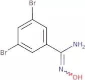 (E)-3,5-Dibromo-N'-hydroxybenzene-1-carboximidamide