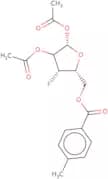 1,2-Di-O-acetyl-3-deoxy-3-fluoro-5-toluoyl-D-ribofuranose