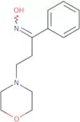 N-[3-(Morpholin-4-yl)-1-phenylpropylidene]hydroxylamine