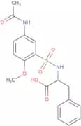 2-(5-Acetamido-2-methoxybenzenesulfonamido)-3-phenylpropanoic acid