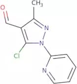 5-Chloro-3-methyl-1-(pyridin-2-yl)-1H-pyrazole-4-carbaldehyde
