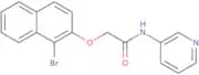 2-(1-Bromonaphthalen-2-yloxy)-N-(pyridin-3-yl)acetamide