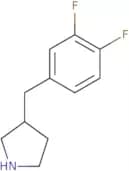 3-[(3,4-Difluorophenyl)methyl]pyrrolidine