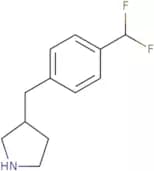 3-{[4-(Difluoromethyl)phenyl]methyl}pyrrolidine