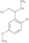2-(2-Bromo-5-methoxyphenyl)-2-(methylamino)ethan-1-ol