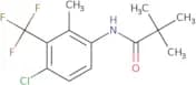 N-[4-Chloro-2-methyl-3-(trifluoromethyl)phenyl]-2,2-dimethylpropanamide