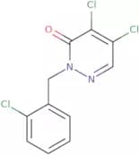 4,5-Dichloro-2-[(2-chlorophenyl)methyl]-2,3-dihydropyridazin-3-one