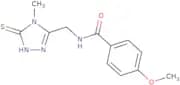 N-[(5-Mercapto-4-methyl-4H-1,2,4-triazol-3-yl)methyl]-4-methoxybenzamide