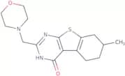 11-Methyl-5-(morpholin-4-ylmethyl)-8-thia-4,6-diazatricyclo[7.4.0.0,2,7]trideca-1(9),2(7),5-trien-…