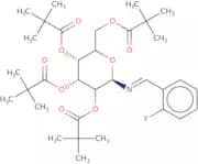 N-(2-Fluorobenzyliden)imino-2,3,4,6-tetra-O-pivaloyl-b-D-glucopyranoside