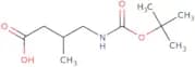 4-{[(tert-Butoxy)carbonyl]amino}-3-methylbutanoic acid