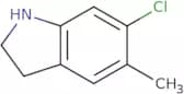 6-Chloro-5-methyl-2,3-dihydro-1H-indole