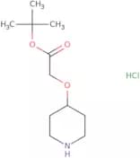 tert-Butyl 2-(piperidin-4-yloxy)acetate hydrochloride