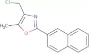 4-(Chloromethyl)-5-methyl-2-(naphthalen-2-yl)-1,3-oxazole