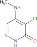 4-Chloro-5-(methylamino)-2,3-dihydropyridazin-3-one